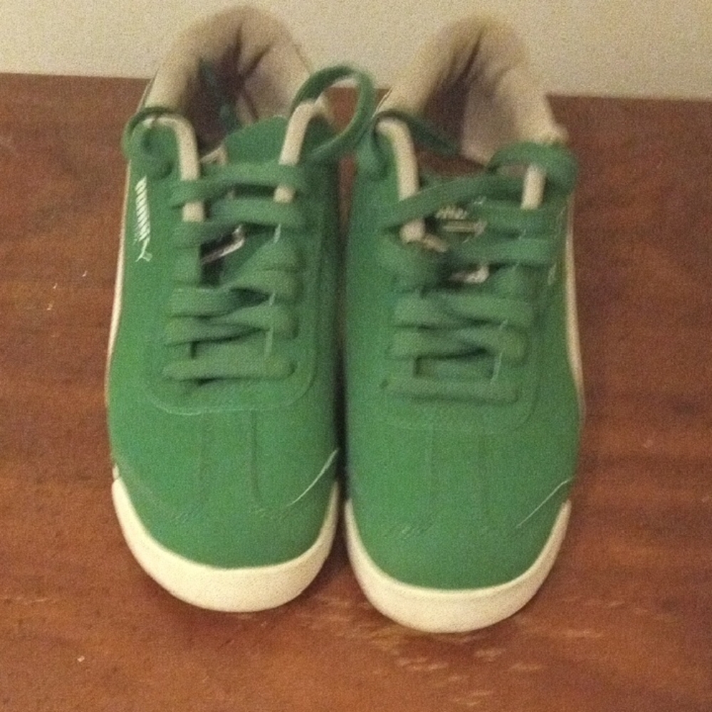 Puma Green Kids Sneakers